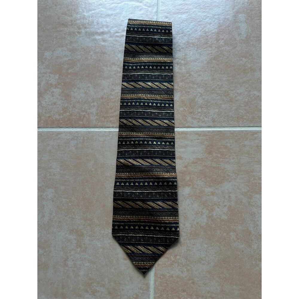 DANIEL DE FASSON‎ Silk multicolor Tie Hand Made New!